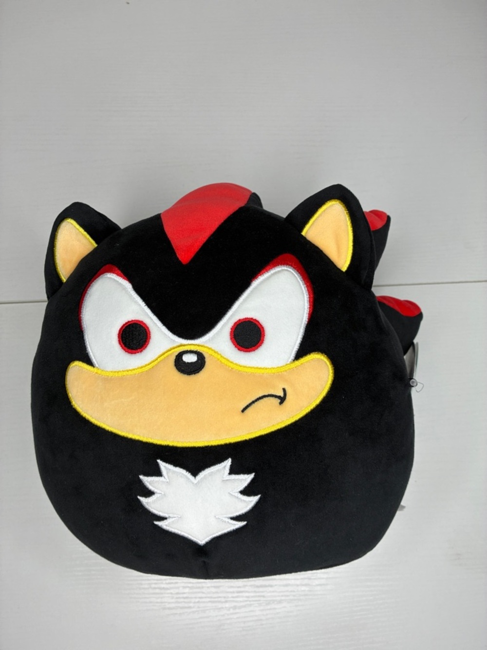 Squishmallows Black Red Yellow Plush - Shadow-Inspired Character